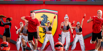 Acrobatic Show Ferrari Land Acrobatic Show Ferrari Land